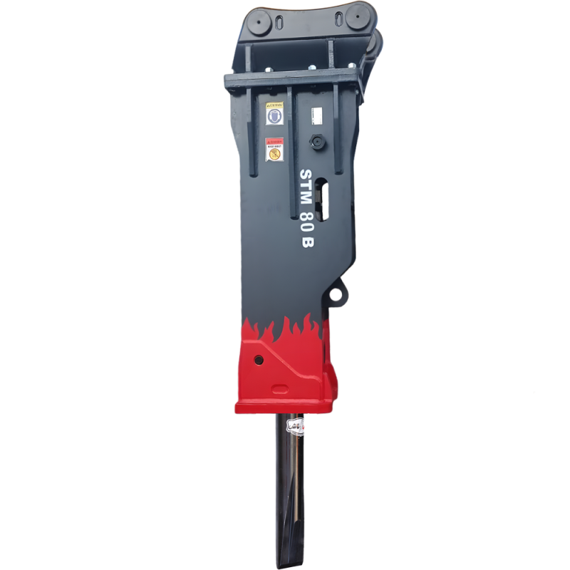 چکش هیدرولیک فوق سنگین و هوشمند مدل STM ST81 برای پروژه‌های عظیم معدنی و عمرانی