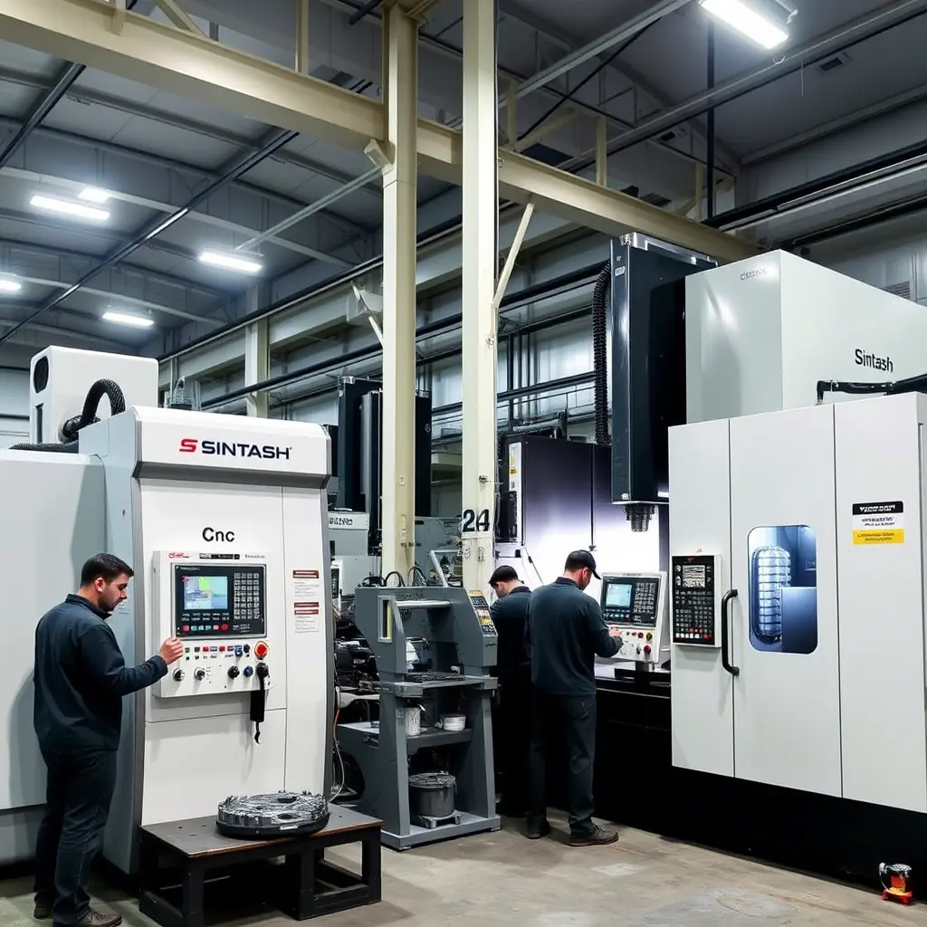 خدمات فرز CNC و سنتر افقی