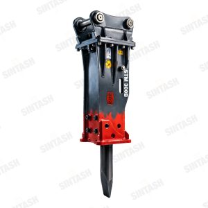 چکش گاز هیدرولیکی STM300 سین‌تاش ماشین نمای زاویه‌دار با قلم